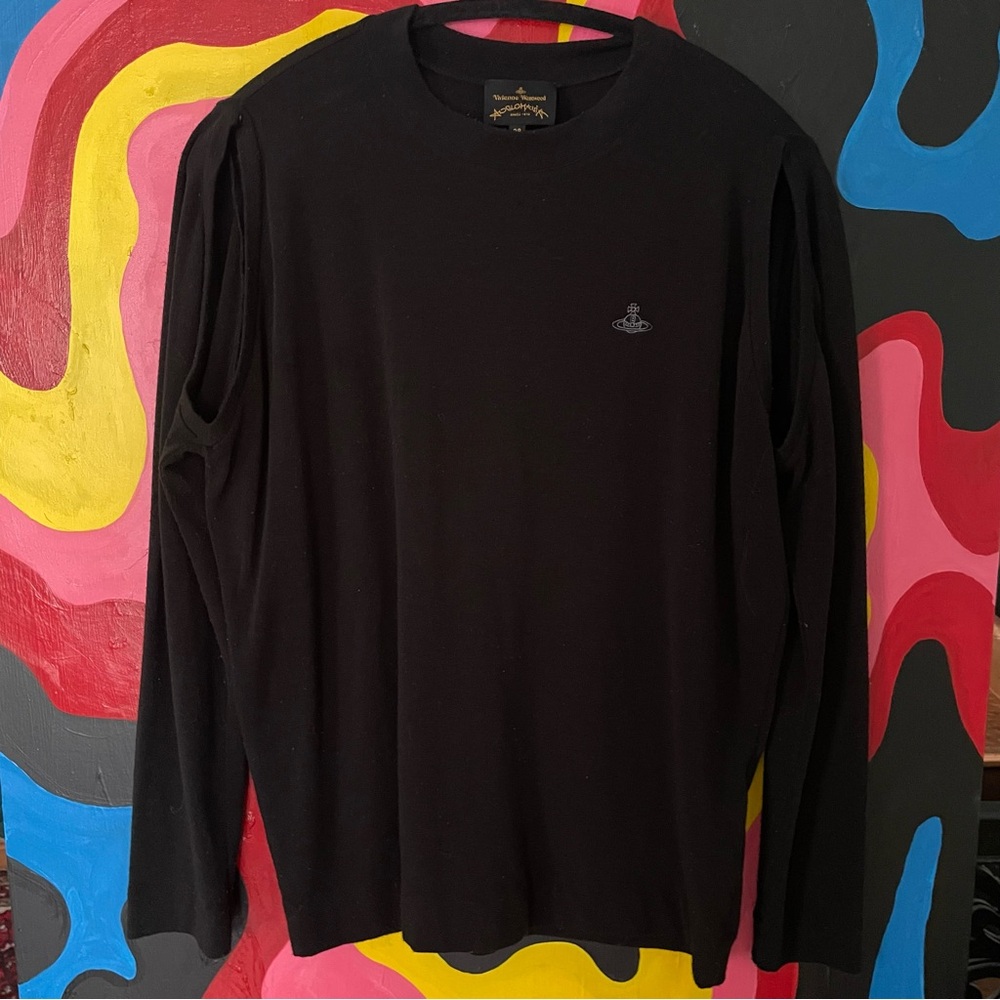 Vivienne Westwood long sleeve top / cut out sleeves